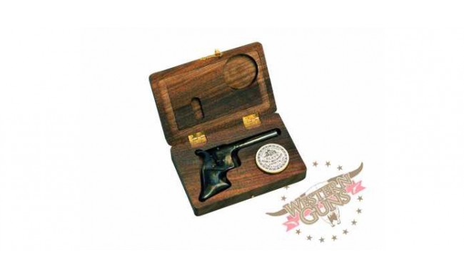 PISTOLET DERRINGER REMINGTON RIDER JASPE EN COFFRET PEDERSOLI