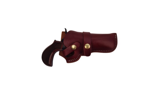 HOLSTER A PRESSION MARRON 1851/1860 SNUBNOSE