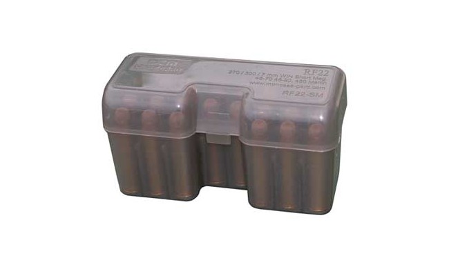 BOITE DE RANGEMENT MTM 22 CARTOUCHES CALIBRE 45/70