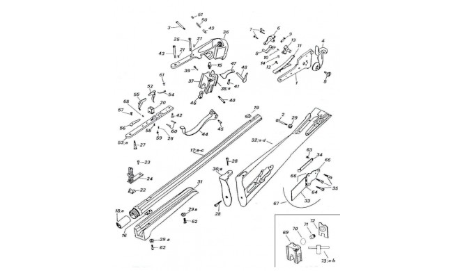 PIVOT DU LEVIER D'ARMEMENT SHARPS PEDERSOLI