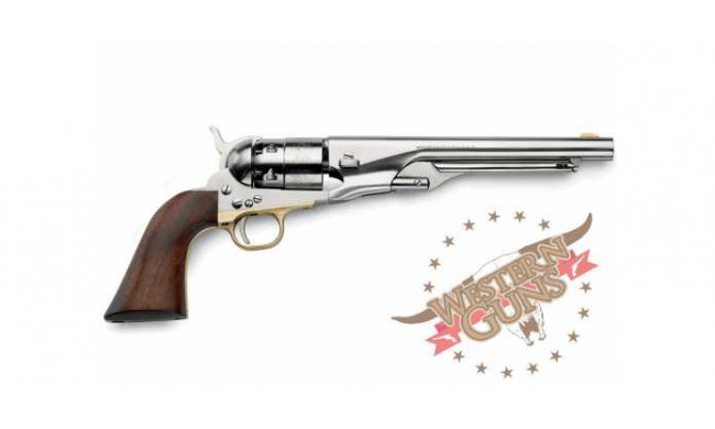 *DESTOCKAGE* REVOLVER PIETTA 1860 ARMY POLI BLANC CALIBRE 44