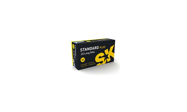 BOITE DE 50 CARTOUCHES SK STANDARD PLUS CALIBRE 22LR 40GR