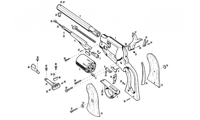 LEVIER DE CHARGEMENT PIETTA CALIBRE 36