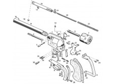 MANETTE +BAGUETTE EJECTEUR FINI 1873SAA PIETTA