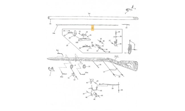 BAGUETTE COMPLETE 1777 PEDERSOLI 800002264