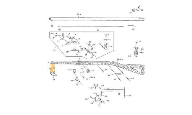 VIS EMBOUCHOIR 1777 PEDERSOLI M70PFC5637