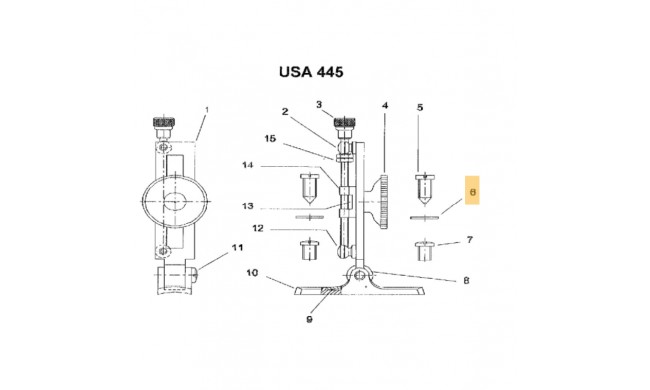 RONDELLE DIOPTRE COURT PEDERSOLI REF - M70RON5436