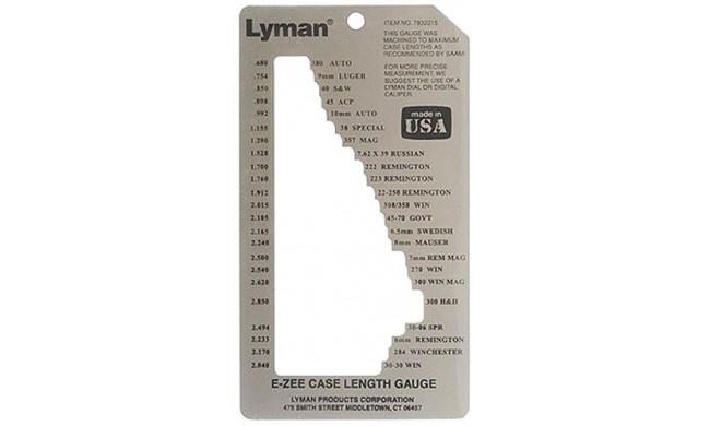 E-ZEE CASE GAUGE LYMAN REF - 009823