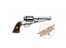 REVOLVER PIETTA 1858 REMINGTON NEW MODEL ARMY SHERIFF INOX PLAQUETTES QUADRILLLEES