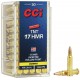 50 CARTOUCHES CCI 17HMR JHP 17 GR